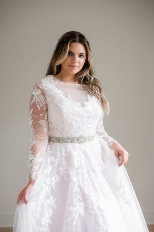 custom wedding dress designers for plus size