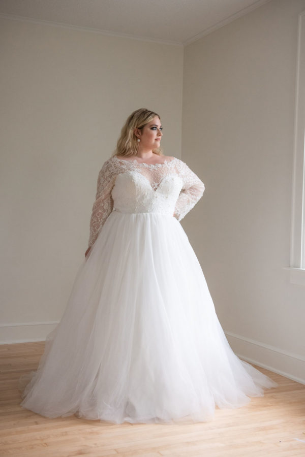renne plus size wedding dress | lace wedding dresses